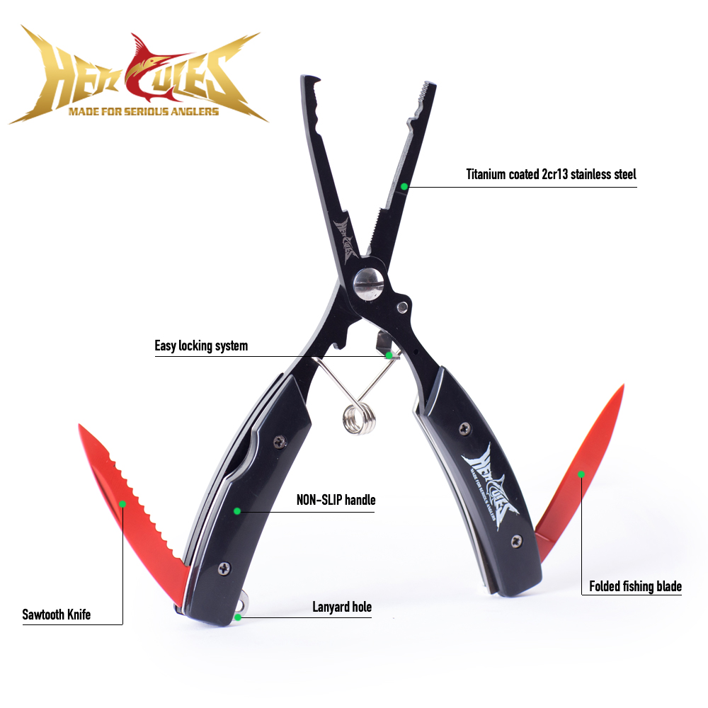 Fishing Equipment Carp - HERCULES Vistang met schede, haakverwijderaar en