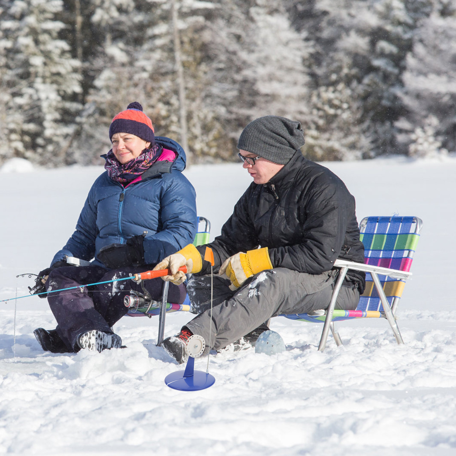 Ijsvlag Premium Materiaal Wint - Ice Fishing Tip Up recensie en prijs