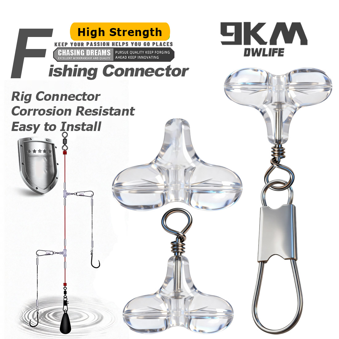 9KM T-vormige viskralen met sl - Fishing Equipment Cheap recensie en prijs