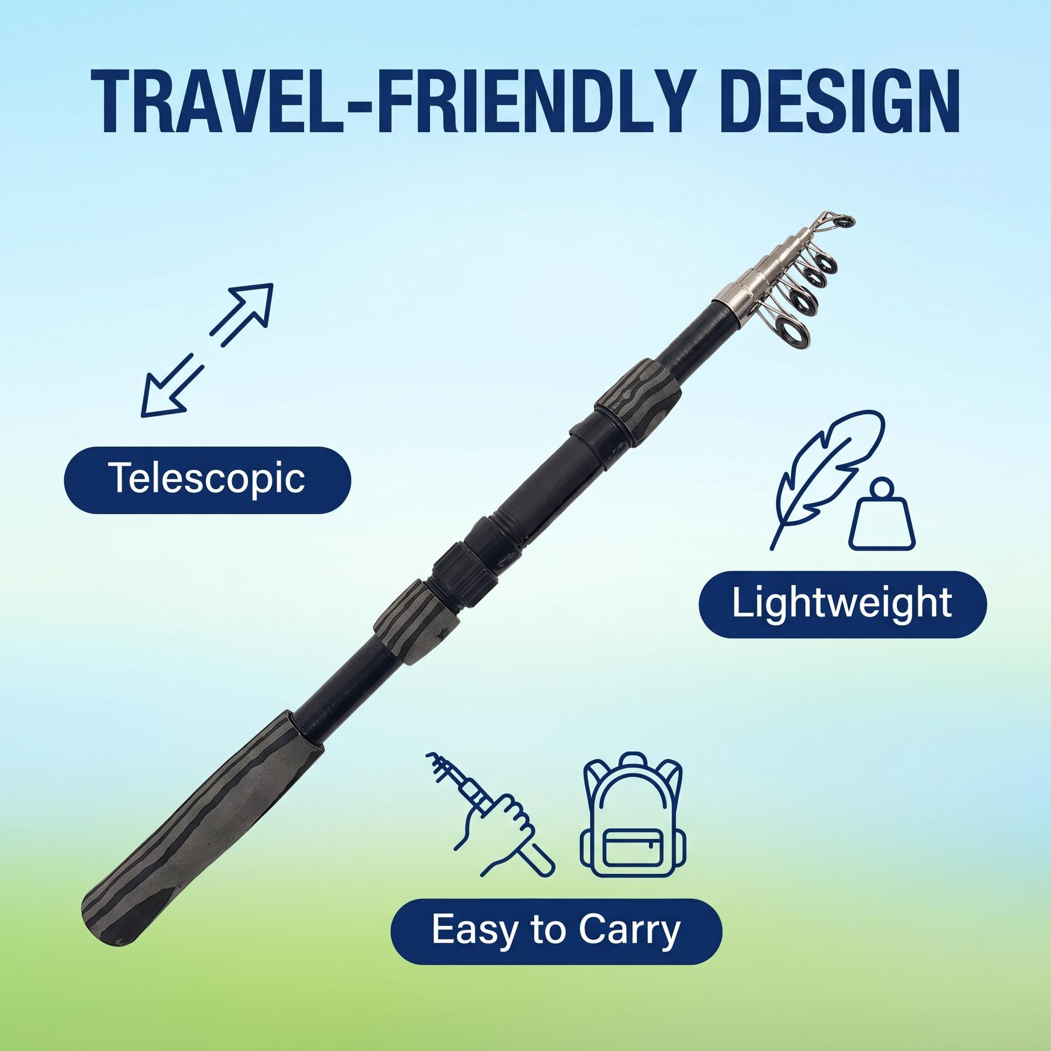 Draagbare telescopische hengel - Fishing Equipment Cheap recensie en prijs