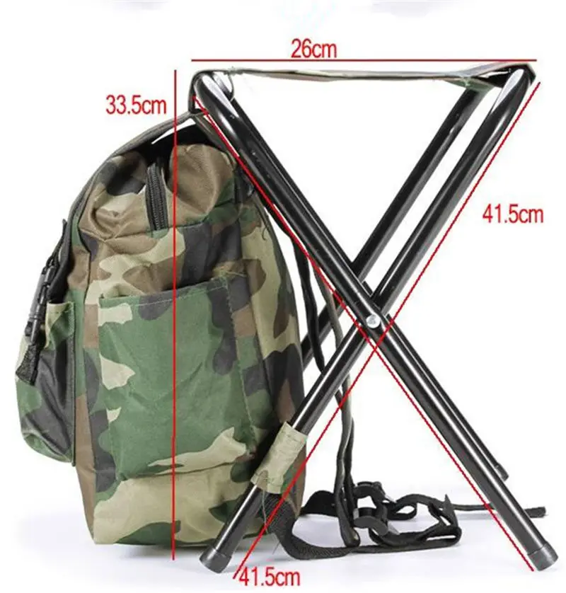 Camouflage Oxford-stof visstoe - Fishing Equipment Bag recensie en prijs