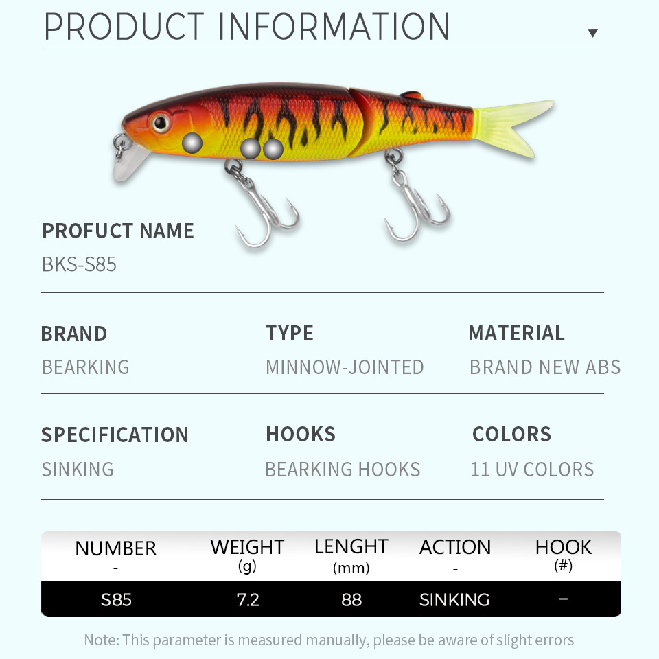 S85 Bearking Merk 1PC AS-S85 H - Fishing Equipment Brands recensie en prijs